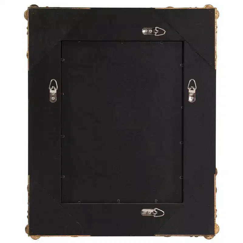 Howard Elliott 23"x20" Wood Frame Edwin Decorative Wall Mirror Gold: Beveled Glass, Antique Style, Vertical/Horizontal Mount