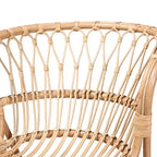 Poltrona Alaya Rattan Accent – Realizzata a mano, per interni, senza poggiapiedi