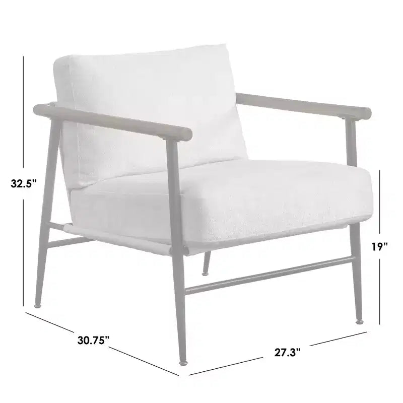 Demi Mid-Century Modern Accent Chair