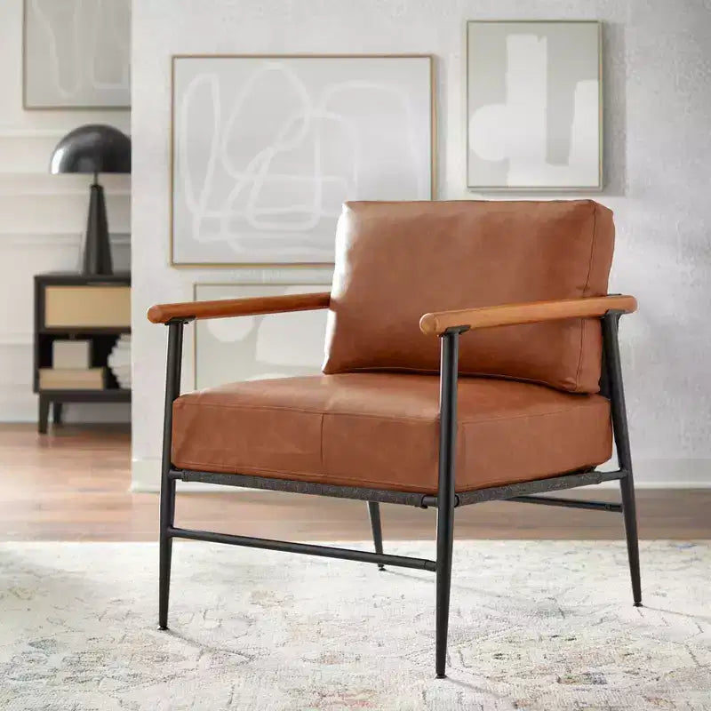 Demi Mid-Century Modern Accent Chair