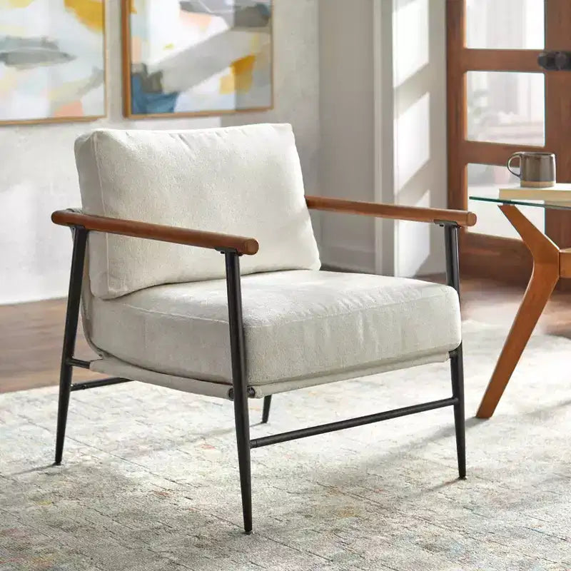 Demi Mid-Century Modern Accent Chair