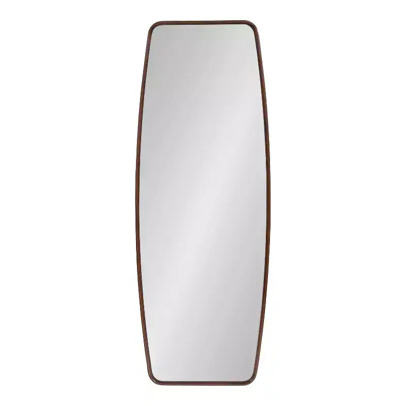 Rectangle MDF Full Length Wall Mirror, 18x48, Bronze