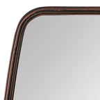 Specchio da parete rettangolare a figura intera in MDF, 18x48, Bronzo