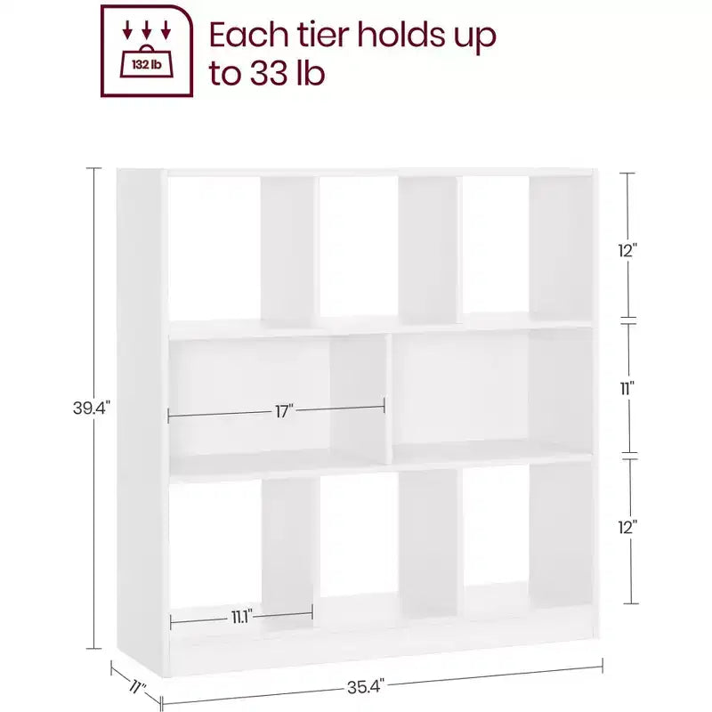 8-Cube Bookcase and Storage Organizer