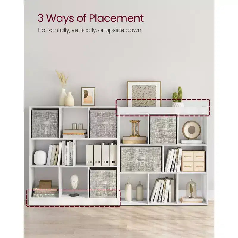 8-Cube Bookcase and Storage Organizer