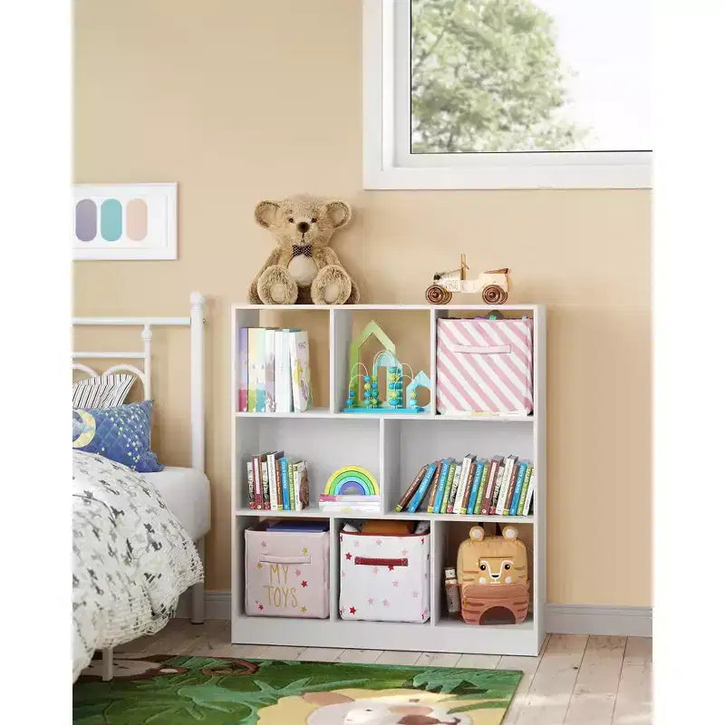 8-Cube Bookcase and Storage Organizer