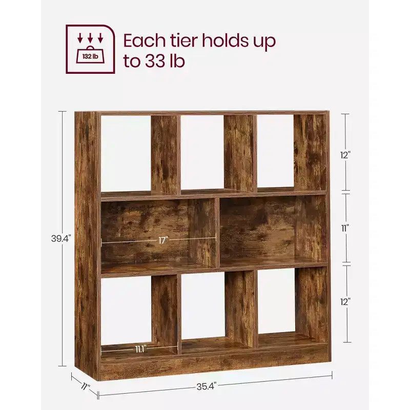 8-Cube Bookcase and Storage Organizer