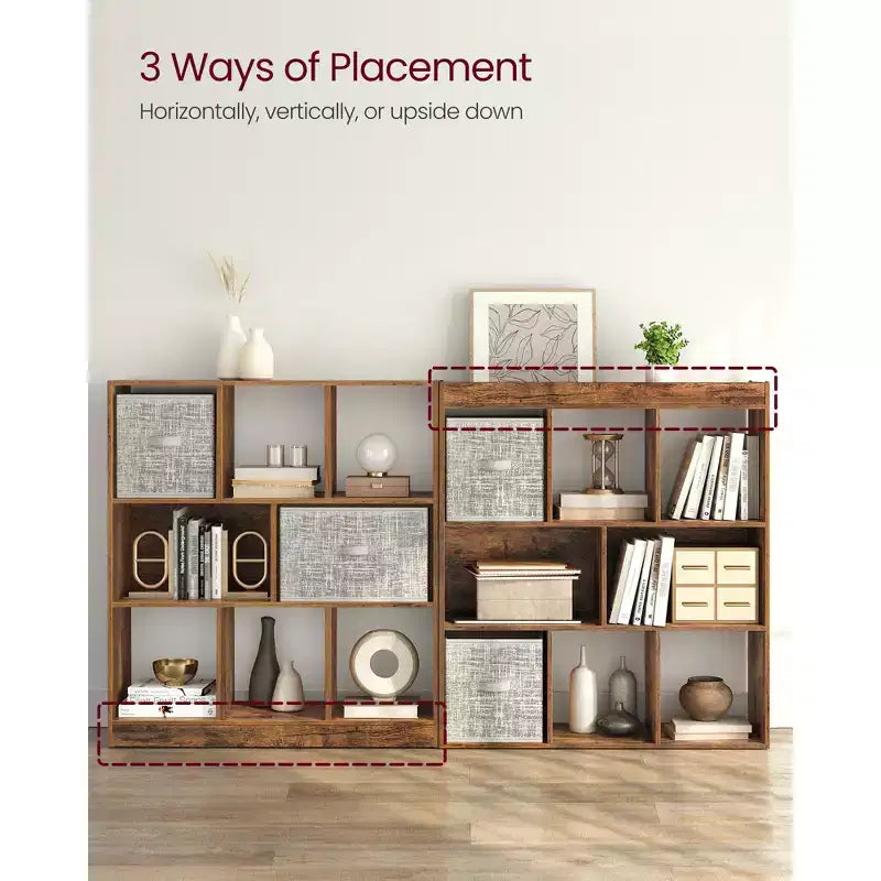 8-Cube Bookcase and Storage Organizer