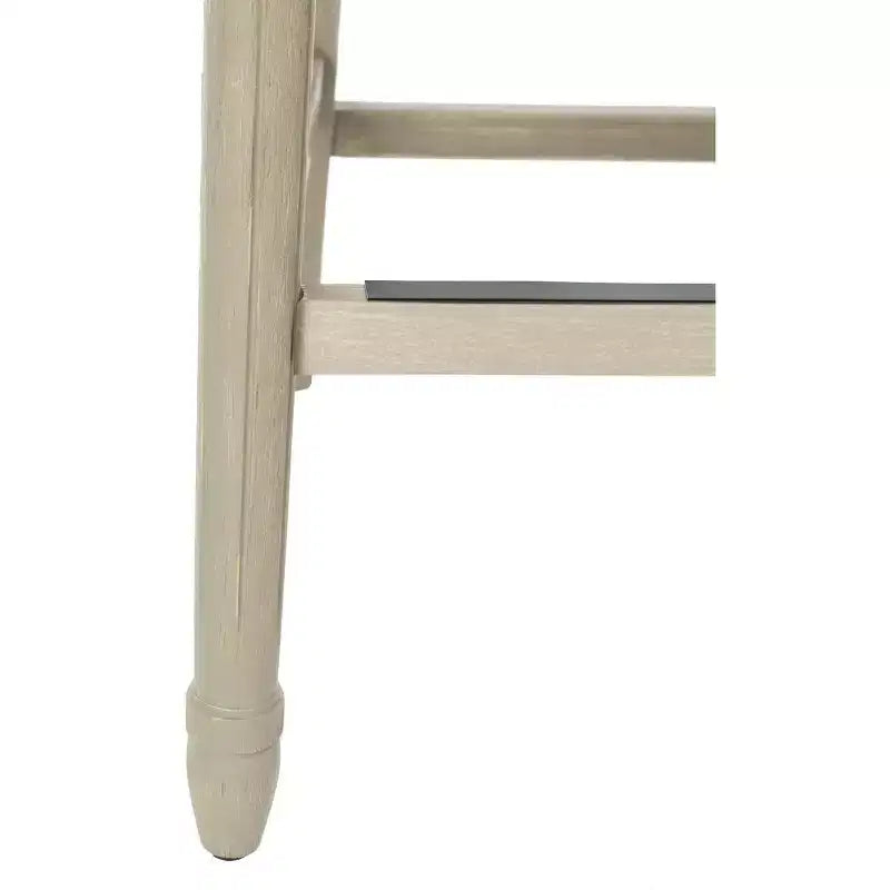 Rectangle Bar Stool (Set of 2) – Upholstered, Fixed Height, 30" Seat