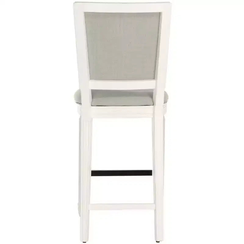 Rectangle Bar Stool (Set of 2) – Upholstered, Fixed Height, 30" Seat