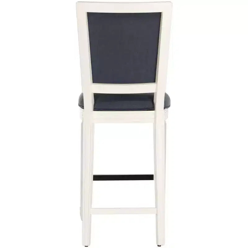 Rectangle Bar Stool (Set of 2) – Upholstered, Fixed Height, 30" Seat