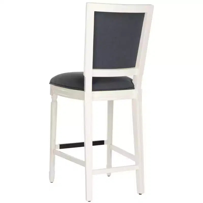 Rectangle Bar Stool (Set of 2) – Upholstered, Fixed Height, 30" Seat