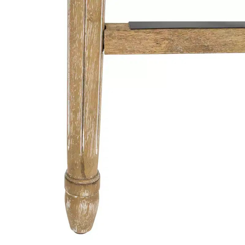 Rectangle Bar Stool (Set of 2) – Upholstered, Fixed Height, 30" Seat