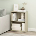 Furinno 2-Tier Open Bookshelf Bookcase Night Stand End Table Bed/Sofa Side Storage Display Cabinet,Metropolitan Pine