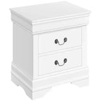 Yaheetech Modern 2-drawer Nightstand Bedside Table