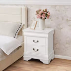 Comodino moderno a 2 cassetti