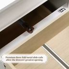Comodino moderno a 2 cassetti