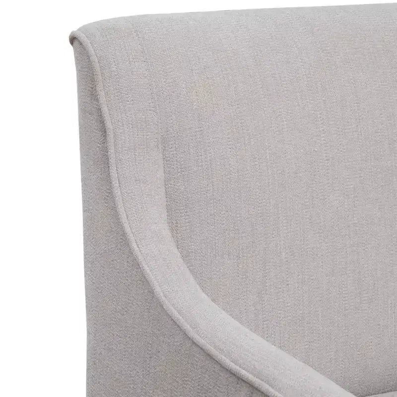 Slipcover Dining Arm Chair with Casters