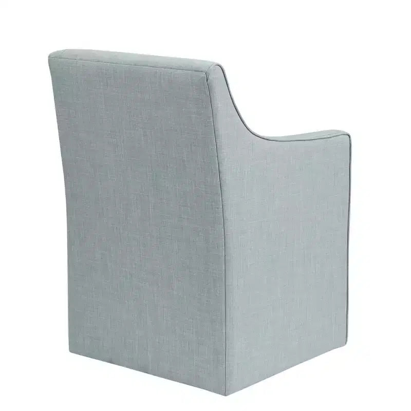 Slipcover Dining Arm Chair with Casters