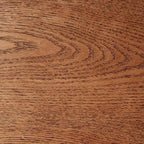 Tavolo da pranzo rettangolare in legno con piano a doghe
