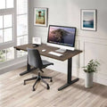 Dual Motor Electric Standing Desk with 55" Tabletop, Black
