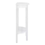 Consolle a mezzaluna da 36" con ripiano