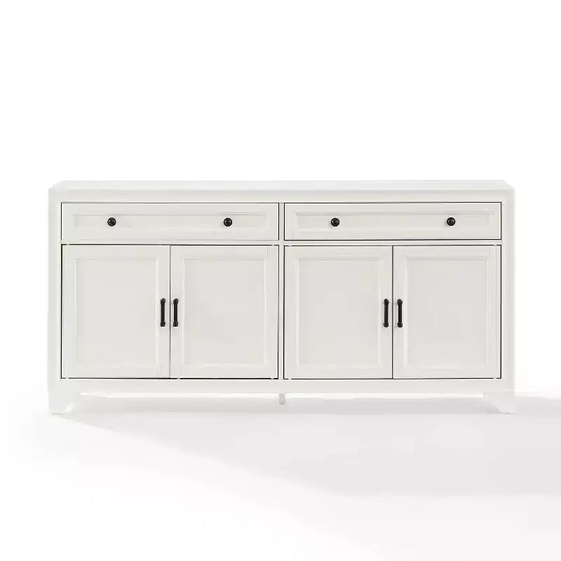 Distressed Sideboard with Storage Doors and Drawers