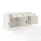 Credenza invecchiata con ante e cassetti contenitore