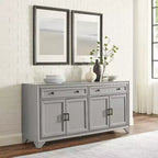 Credenza invecchiata con ante e cassetti contenitore