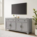 Credenza invecchiata con ante e cassetti contenitore