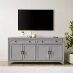 Credenza invecchiata con ante e cassetti contenitore