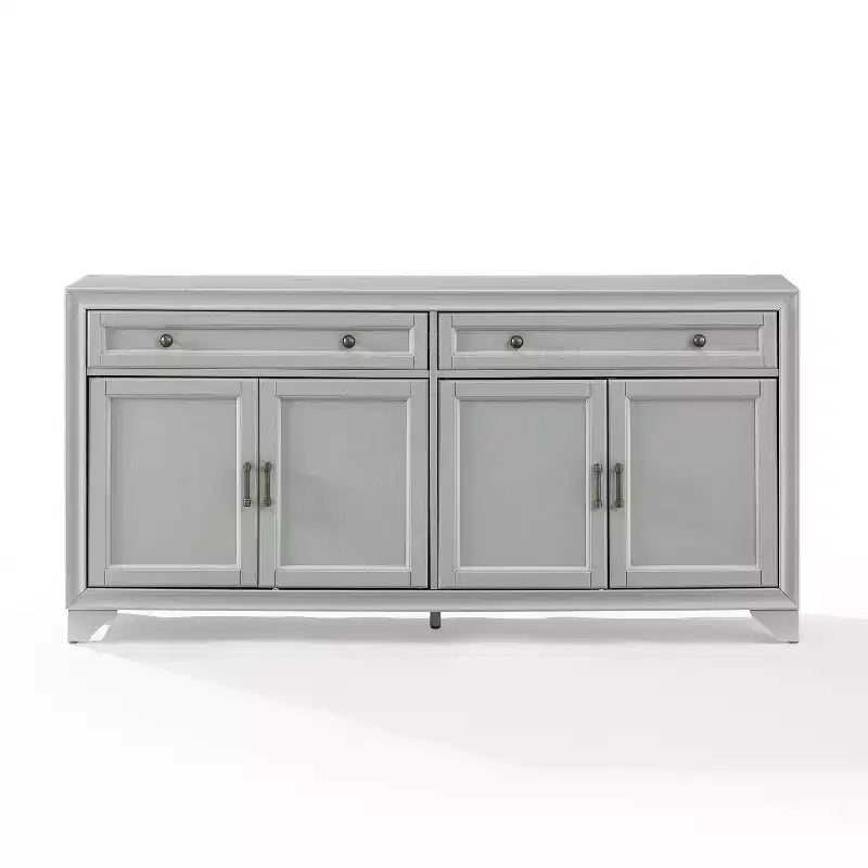 Distressed Sideboard with Storage Doors and Drawers