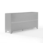 Credenza invecchiata con ante e cassetti contenitore