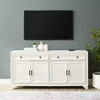 Credenza invecchiata con ante e cassetti contenitore