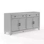 Credenza invecchiata con ante e cassetti contenitore