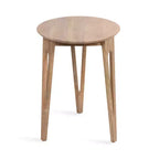 Kate and Laurel Kershaw Round Side Table, 16x16x22, Natural