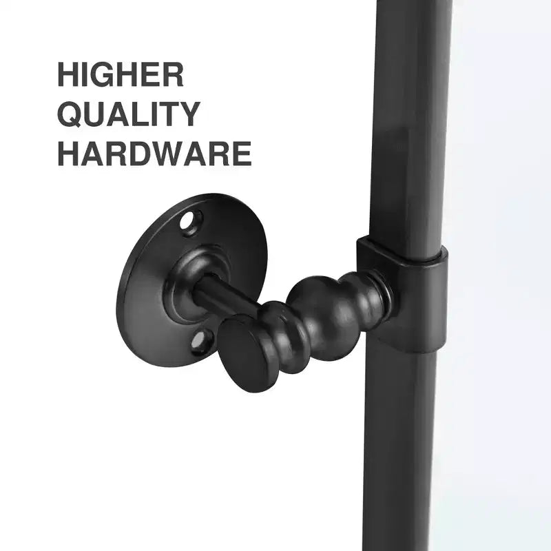 Metal Frame Oval Pivot Bathroom Vanity Mirror