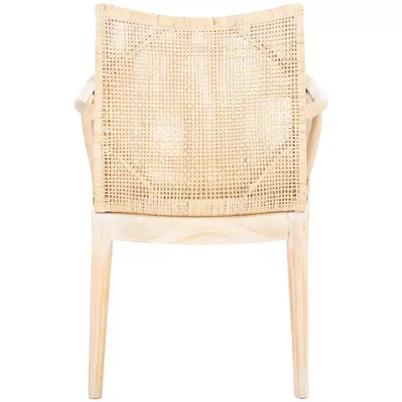 Accent Arm Chair with Wood Frame and Upholstered Seat