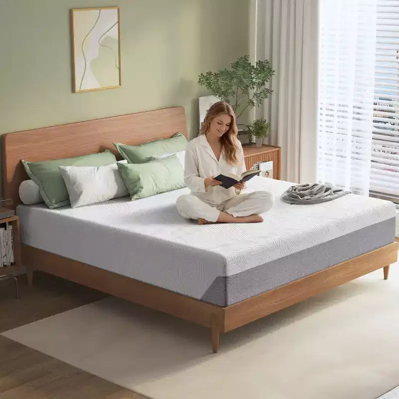 12-Inch Gel Memory Foam Mattress – Medium Plush, Cooling, No Coils
