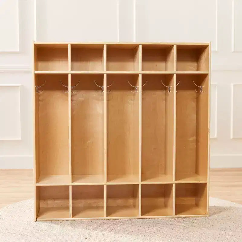 5-Section Coat Locker with Cubby Storage