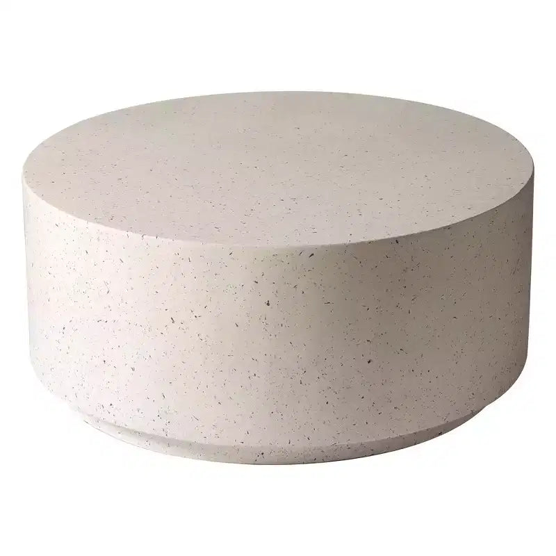 36" Round Fiberstone Coffee Table – Indoor & Outdoor Accent Table