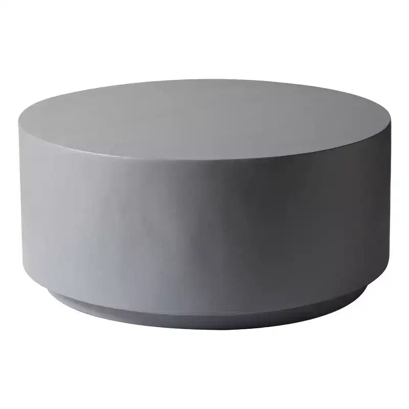 36" Round Fiberstone Coffee Table – Indoor & Outdoor Accent Table