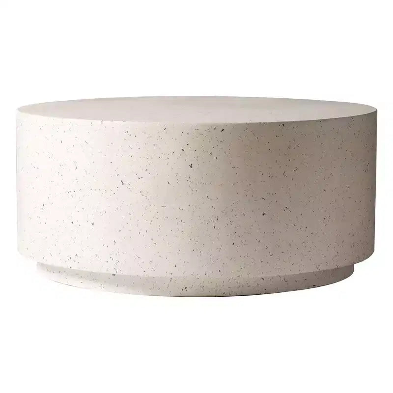 36" Round Fiberstone Coffee Table – Indoor & Outdoor Accent Table